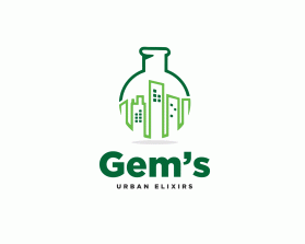 Logo Design entry 1645042 submitted by Kirsty to the Logo Design for Gem's Urban Elixirs run by DGemellaro