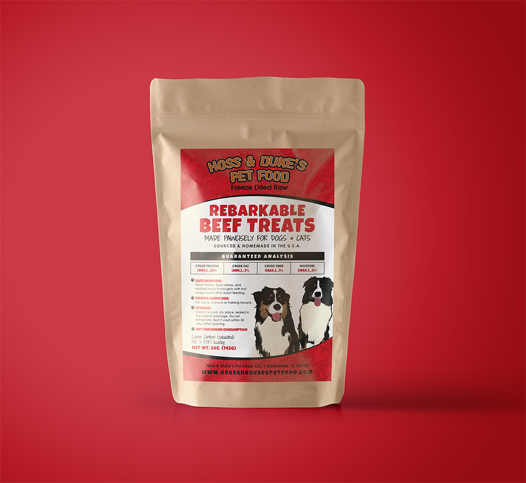 Graphic Design entry 1647130 submitted by P.5 to the Graphic Design for Hoss & Duke's Pet Food, LLC run by Rhonda2398