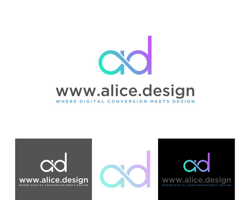 Logo Design entry 1647654 submitted by SN to the Logo Design for Alice and/or Alice Digital | Design (https://www.alice.design) run by robschmidt