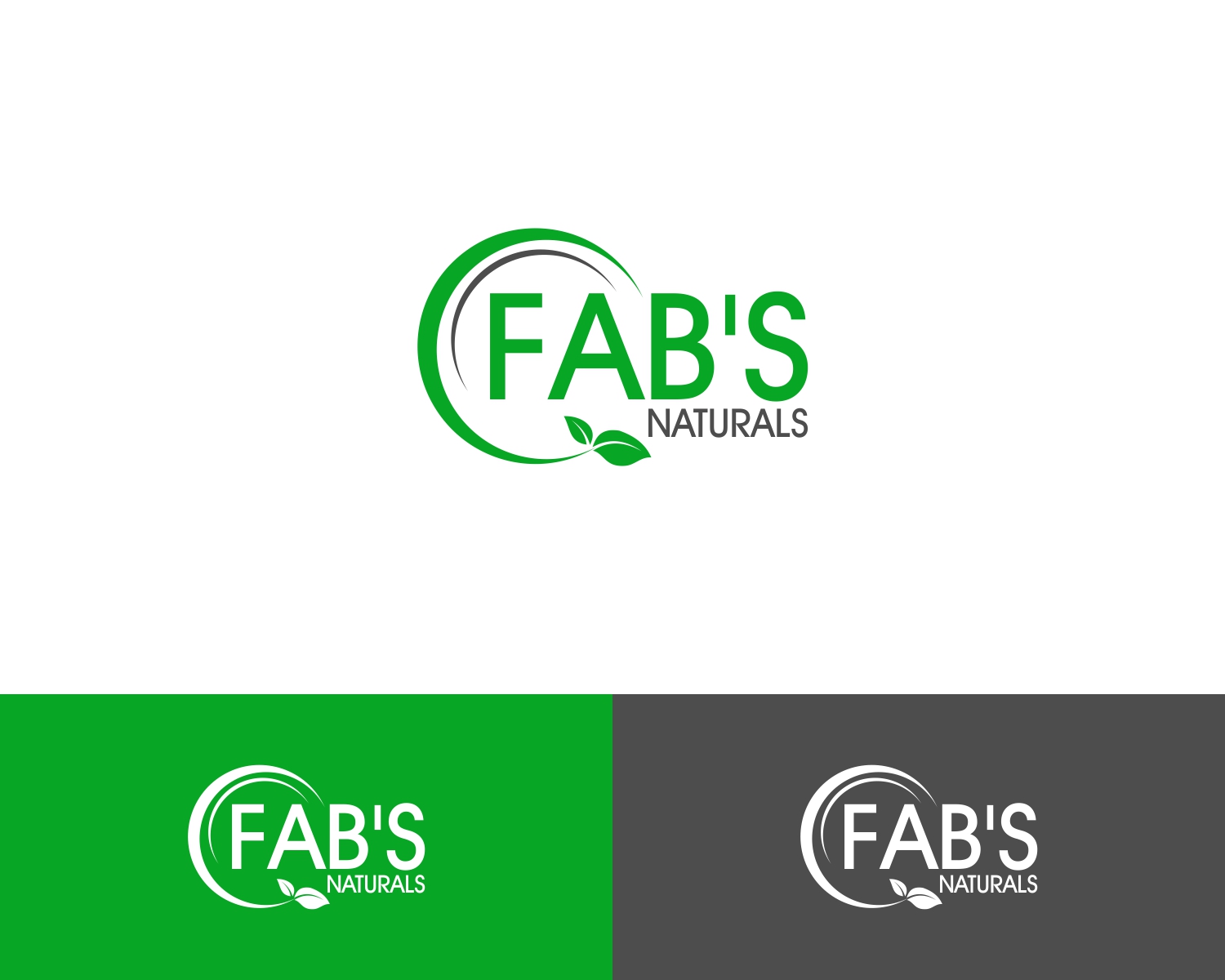 Logo Design entry 1654091 submitted by Farhan to the Logo Design for Fab's Naturals run by fabri@att.net