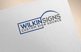 Logo Design entry 1656563 submitted by RGR design to the Logo Design for WilkinSigns run by Wilky