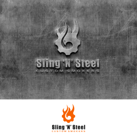 Logo Design entry 1656729 submitted by vwise100 to the Logo Design for Sling ‘N’ Steel Custom Smokers run by Natrhodes
