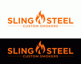Logo Design entry 1656731 submitted by MuhammadR to the Logo Design for Sling ‘N’ Steel Custom Smokers run by Natrhodes