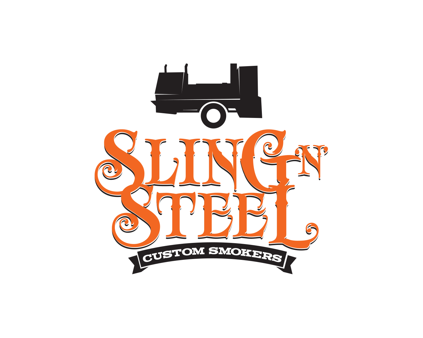 Logo Design entry 1656740 submitted by quimcey to the Logo Design for Sling ‘N’ Steel Custom Smokers run by Natrhodes