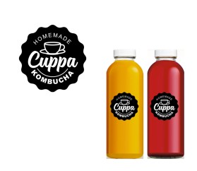Logo Design entry 1657026 submitted by *k* to the Logo Design for Cuppa Kombucha  run by Cuppa