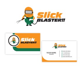Logo Design entry 1658755 submitted by paragraphikadesigns to the Logo Design for Slick BLASTER!!  (sick bastard, lol)..... run by SRecord