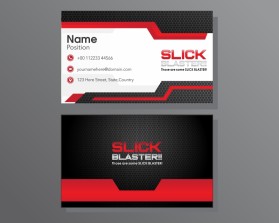 Logo Design entry 1658756 submitted by nsdhyd to the Logo Design for Slick BLASTER!!  (sick bastard, lol)..... run by SRecord