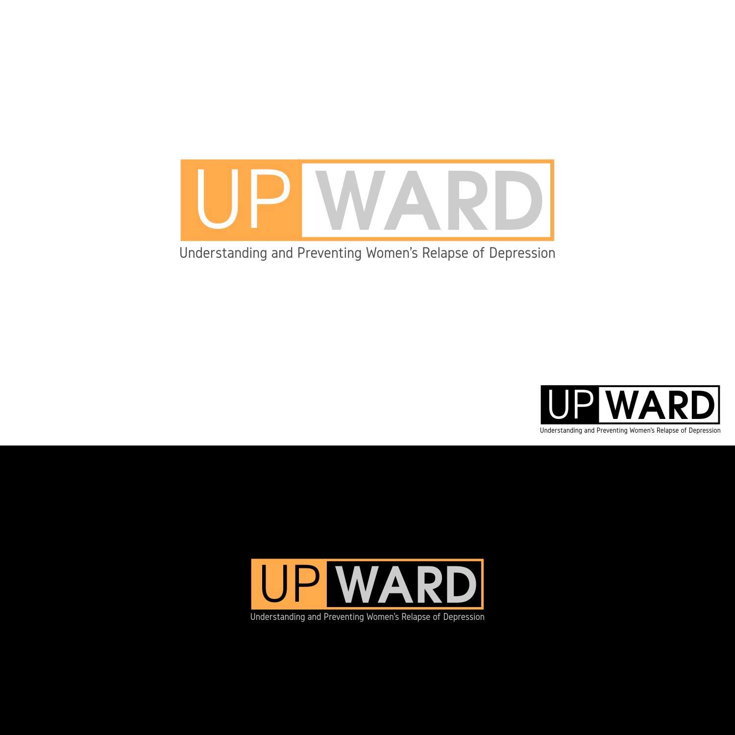 Logo Design entry 1659644 submitted by Abstract BEE to the Logo Design for The name of our study is: UPWARD - Understanding and Preventing Women's Relapse of Depression run by anne.fritzson