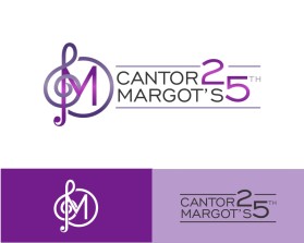 Logo Design entry 1659738 submitted by designr to the Logo Design for Cantor Margot's 25th run by agzerman@optonline.net