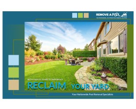 Brochure Design entry 1660091 submitted by k9ideas to the Brochure Design for Remove A Pool run by sgordon006