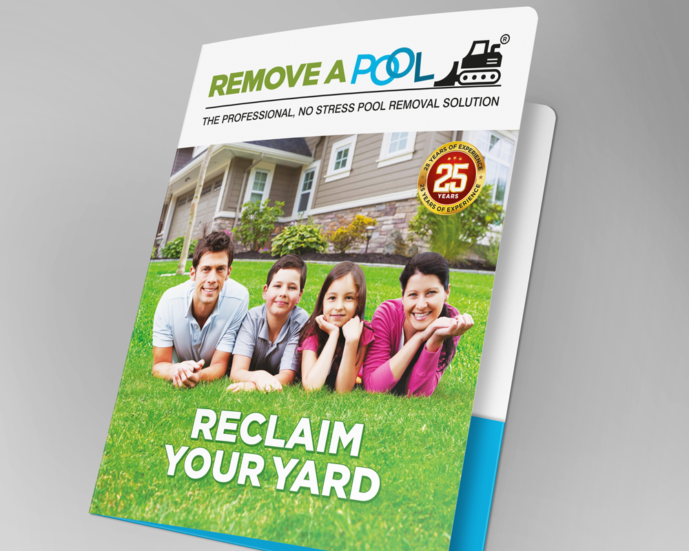 Brochure Design entry 1660100 submitted by lurth to the Brochure Design for Remove A Pool run by sgordon006