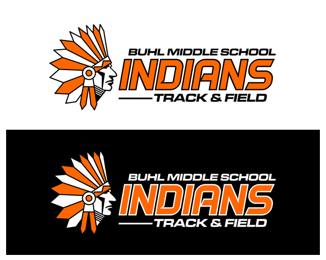 T-Shirt Design entry 1662658 submitted by Fathenry to the T-Shirt Design for Buhl Middle School Track and Field run by dan.hill.ida