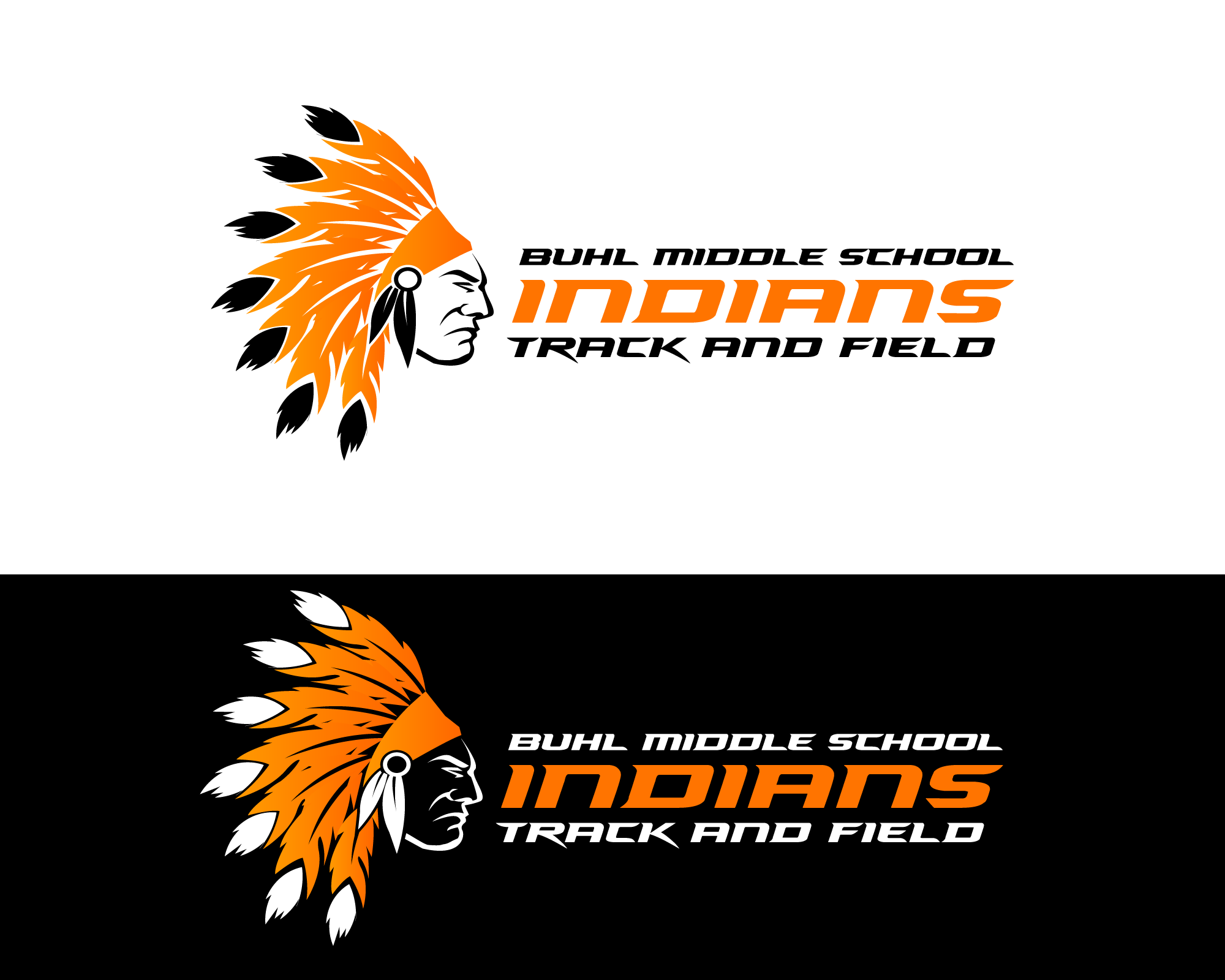 T-Shirt Design entry 1662677 submitted by dsdezign to the T-Shirt Design for Buhl Middle School Track and Field run by dan.hill.ida