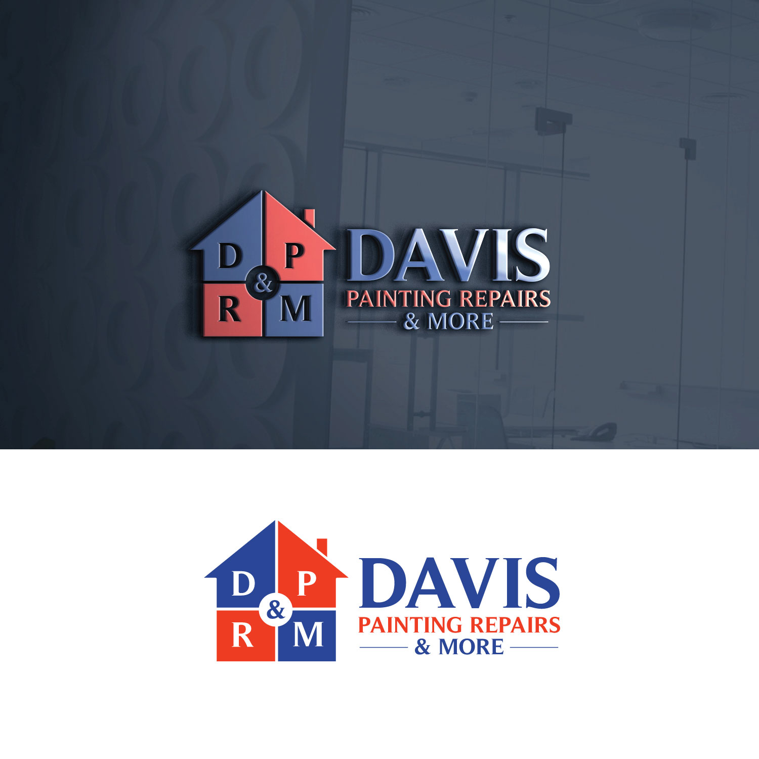 Logo Design entry 1663471 submitted by s.nita to the Logo Design for Davis Painting Repairs & More run by DavisPainting