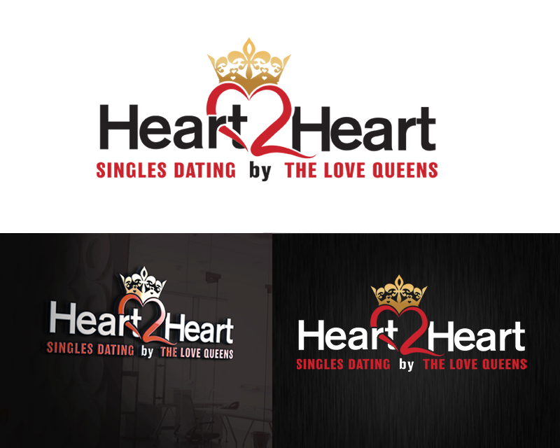 Logo Design entry 1665409 submitted by alex.projector to the Logo Design for Heart 2 Heart Singles Dating by the Love Queens run by Heart2Heart