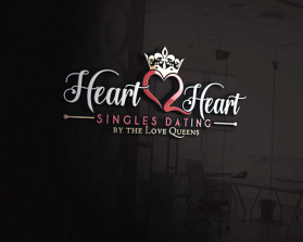 Logo Design entry 1665352 submitted by Angkola99 to the Logo Design for Heart 2 Heart Singles Dating by the Love Queens run by Heart2Heart