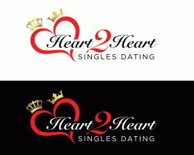 Logo Design entry 1665375 submitted by alex.projector to the Logo Design for Heart 2 Heart Singles Dating by the Love Queens run by Heart2Heart