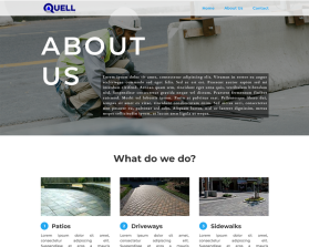 Web Design entry 1666793 submitted by AleksanderK to the Web Design for Quell Construction, LLC run by DBJenkins