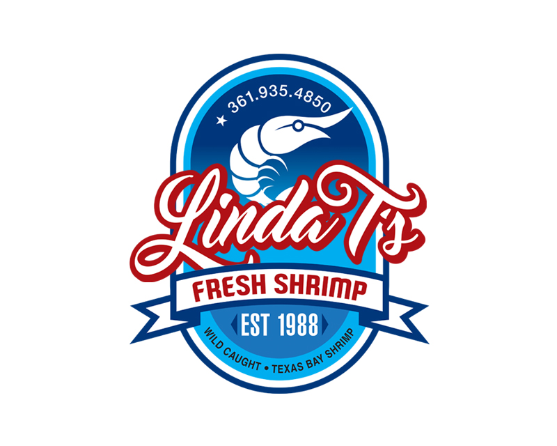 Logo Design entry 1672392 submitted by eksograf to the Logo Design for Linda T’s Fresh Shrimp run by Jpagel