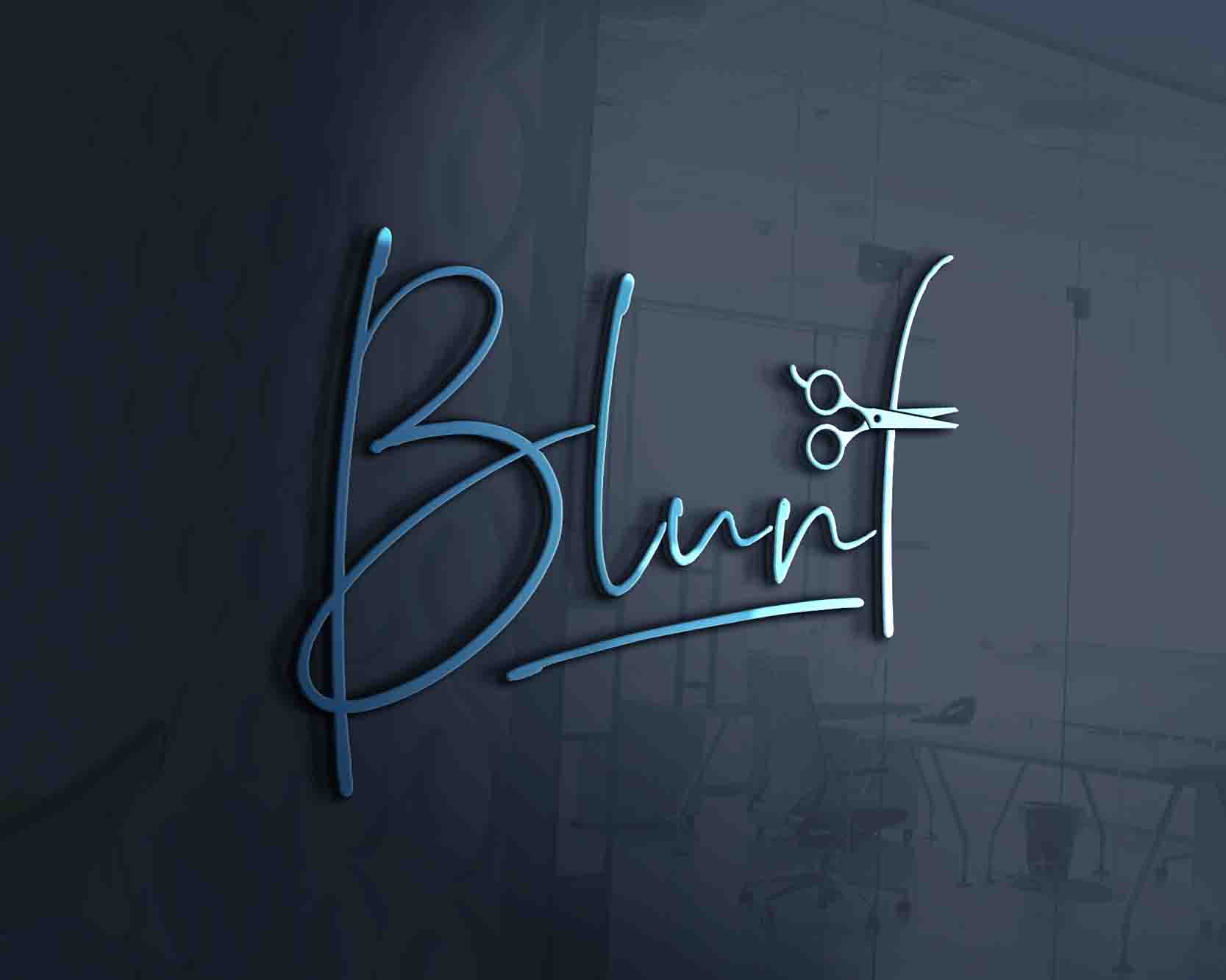 Logo Design entry 1669488 submitted by cclia to the Logo Design for Blunt run by warriorstrong