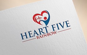 Logo Design entry 1673768 submitted by eksograf to the Logo Design for heart five rainbow run by h5rbuffy