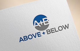 Logo Design entry 1672400 submitted by Farhan to the Logo Design for Above + Below Design (Logo does not have to include the word design, it's optional) run by abovebelow