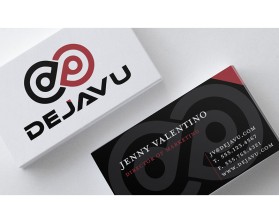 Business Card & Stationery Design Entry 1741854 submitted by kjune to the contest for DEJAVU  run by jennyvalentino