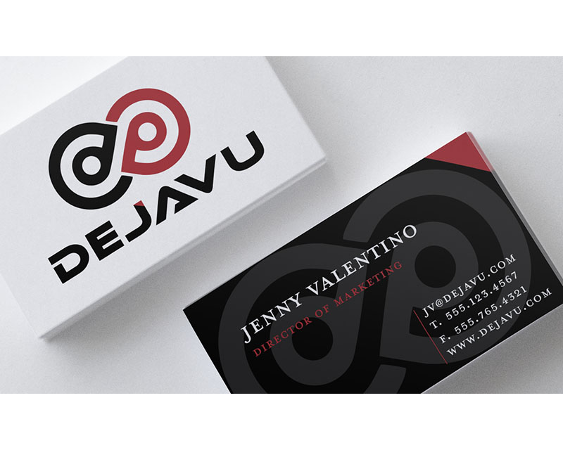 Business Card & Stationery Design entry 1677173 submitted by kjune to the Business Card & Stationery Design for DEJAVU  run by jennyvalentino