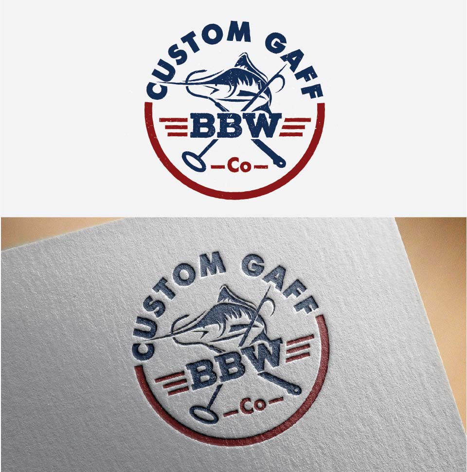 Logo Design entry 1678080 submitted by morearts to the Logo Design for BBW Custom Gaff Co. run by bamboobrad