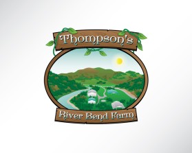 Logo Design entry 1680679 submitted by Amit1991 to the Logo Design for Thompson's River Bend Farm run by hempclint