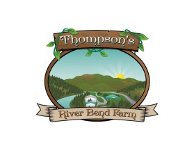 Logo Design entry 1680689 submitted by kiytony to the Logo Design for Thompson's River Bend Farm run by hempclint