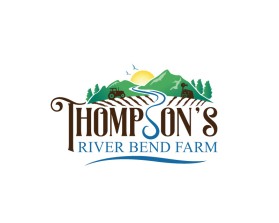 Logo Design entry 1680693 submitted by rawalco to the Logo Design for Thompson's River Bend Farm run by hempclint