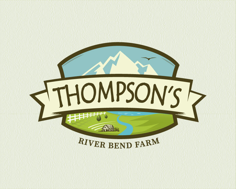 Logo Design entry 1680695 submitted by rawalco to the Logo Design for Thompson's River Bend Farm run by hempclint