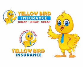 Logo Design entry 1679841 submitted by paragraphikadesigns to the Logo Design for Yellow Bird Insurance run by YellowBird