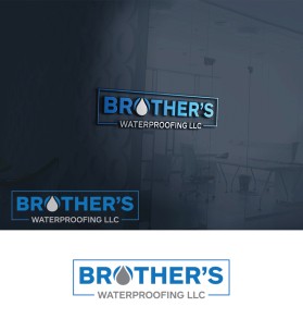 Logo Design entry 1680874 submitted by Farhan to the Logo Design for Brother's Waterproofing LLC run by liviaenciu