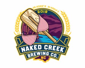Logo Design entry 1681350 submitted by Digiti Minimi to the Logo Design for Naked Creek Brewing Company run by Naked Creek Brew