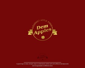 Logo Design Entry 1681458 submitted by lumerb to the contest for Dem Apples run by amandaknowlton