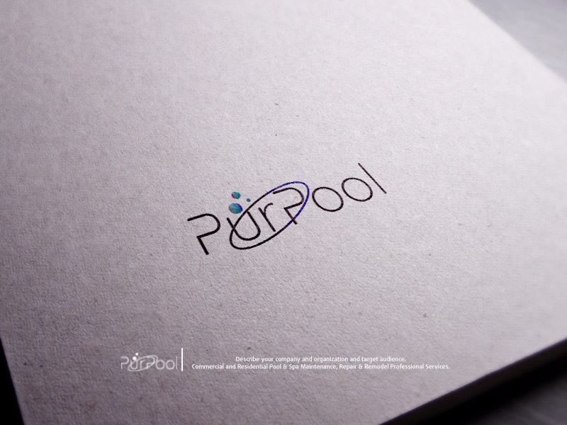 Logo Design entry 1683488 submitted by NaderGolak to the Logo Design for PurPools run by harpershome@att.net