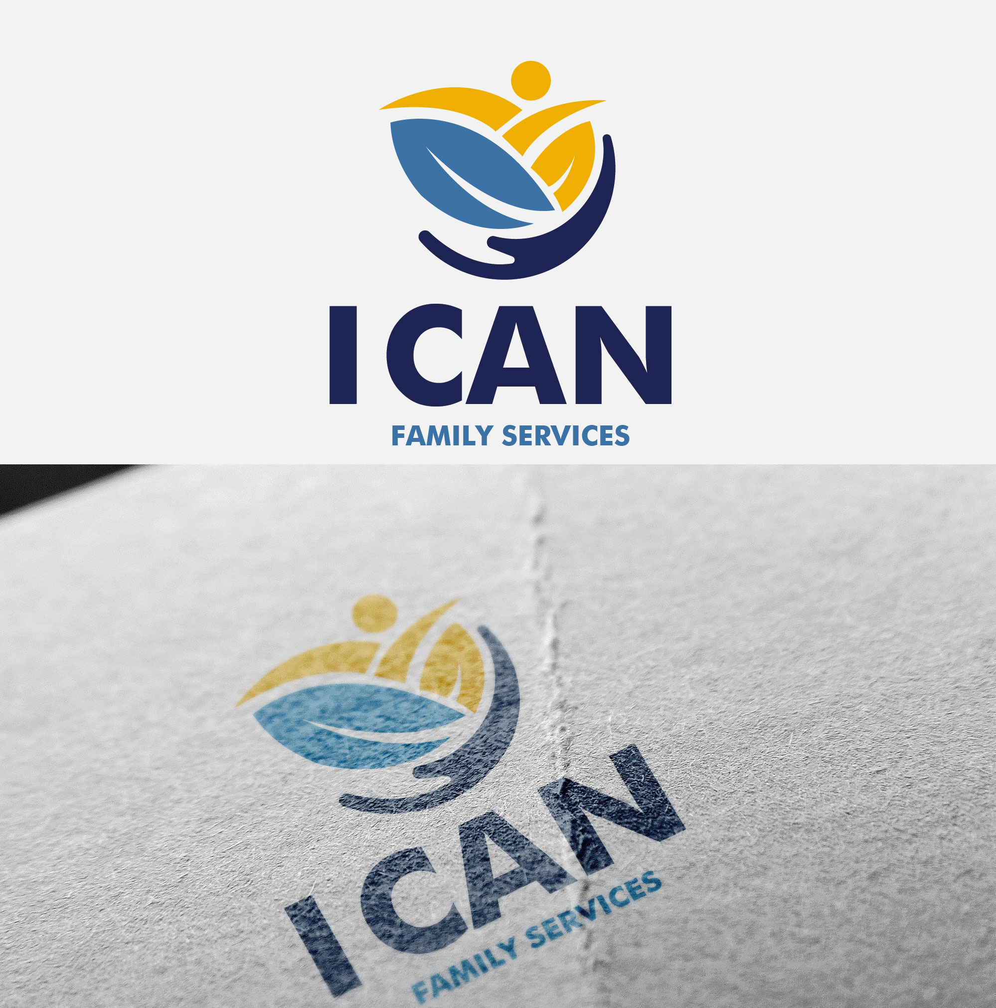 Logo Design entry 1684496 submitted by morearts to the Logo Design for I CAN Family Services run by roxannehlee
