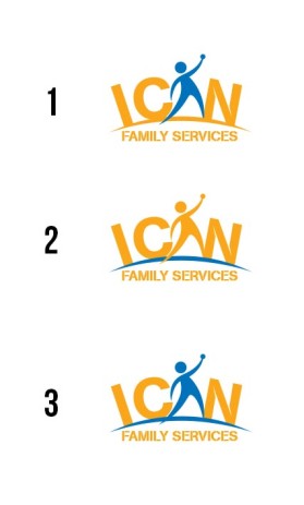 Logo Design entry 1684496 submitted by eksograf to the Logo Design for I CAN Family Services run by roxannehlee
