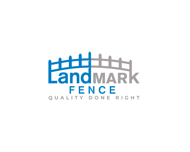 Logo Design entry 1684527 submitted by Amit1991 to the Logo Design for Landmark Fence run by Landmarkcustomfence