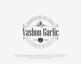 Logo Design entry 1684793 submitted by lokiasan to the Logo Design for Vashon Garlic run by vashongarlic
