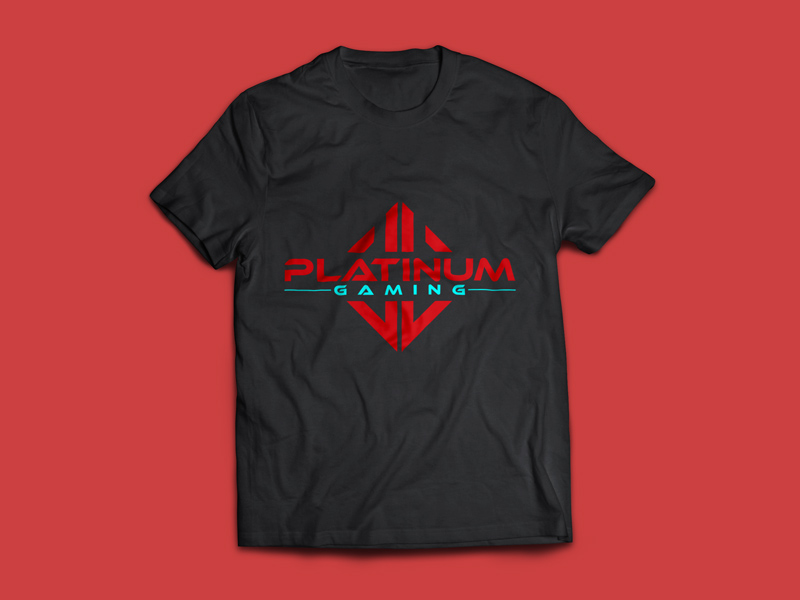 T-Shirt Design entry 1685046 submitted by Sa_Shamjet to the T-Shirt Design for Platinum Gaming run by donald88
