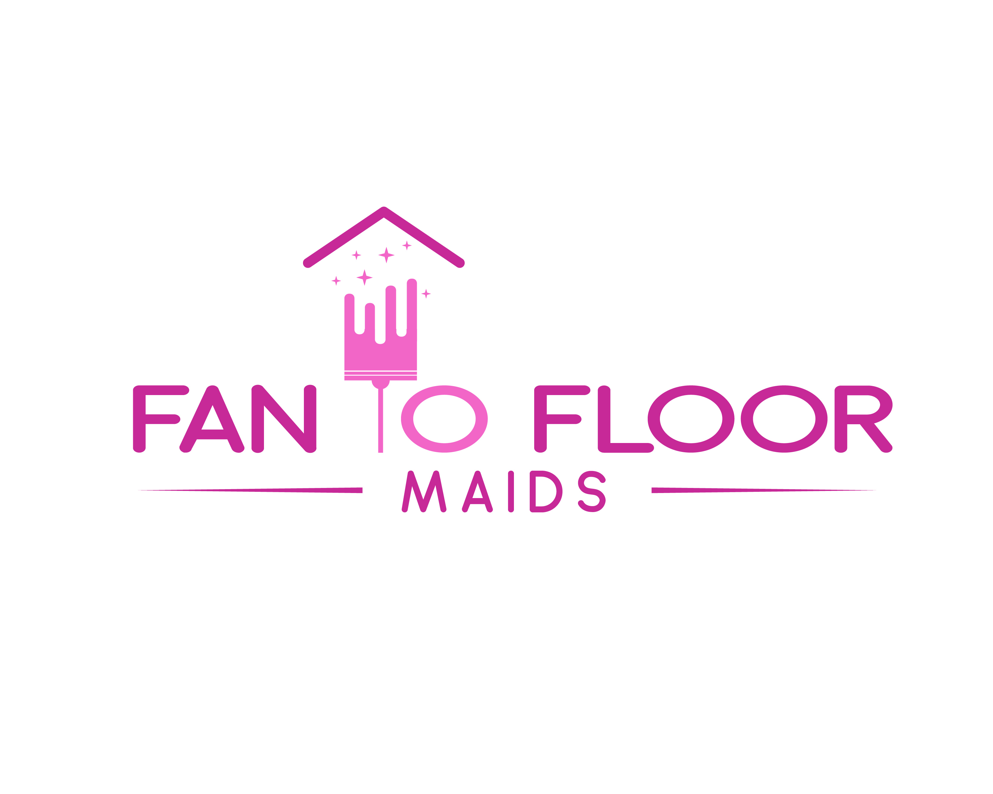 Logo Design entry 1685793 submitted by rizadana to the Logo Design for FAN TO FLOOR MAIDS run by F2F