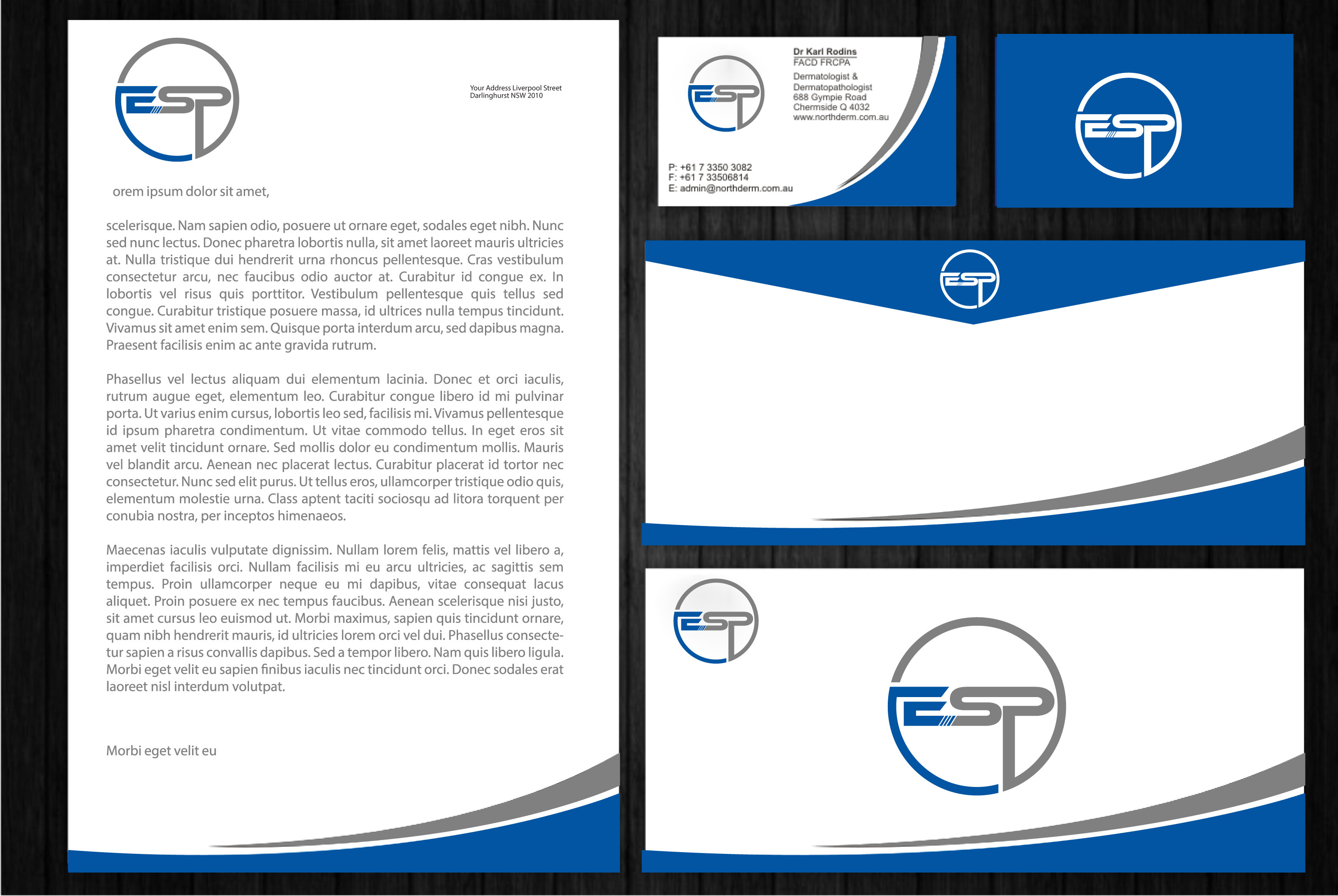 Business Card & Stationery Design entry 1686606 submitted by Design Rock to the Business Card & Stationery Design for ESP run by pkumar@espeng.ca