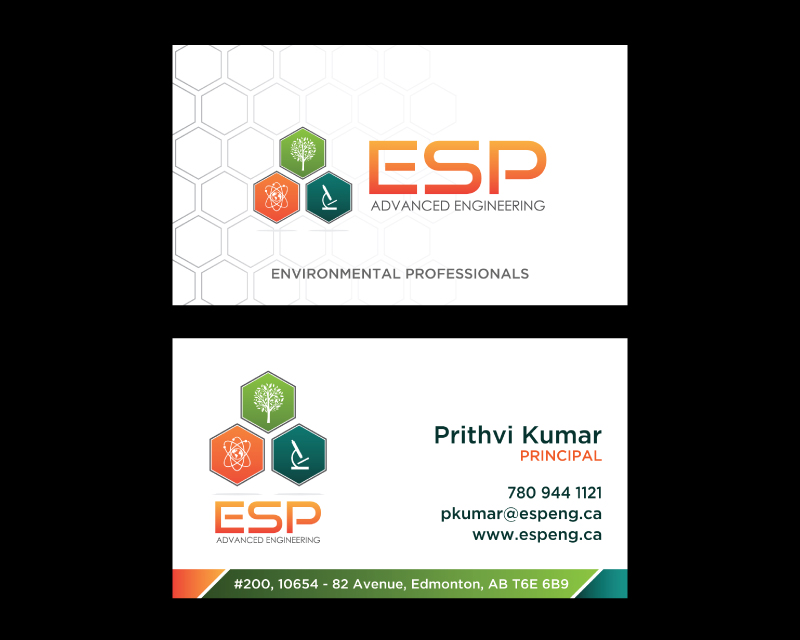 Business Card & Stationery Design entry 1686606 submitted by lokiasan to the Business Card & Stationery Design for ESP run by pkumar@espeng.ca
