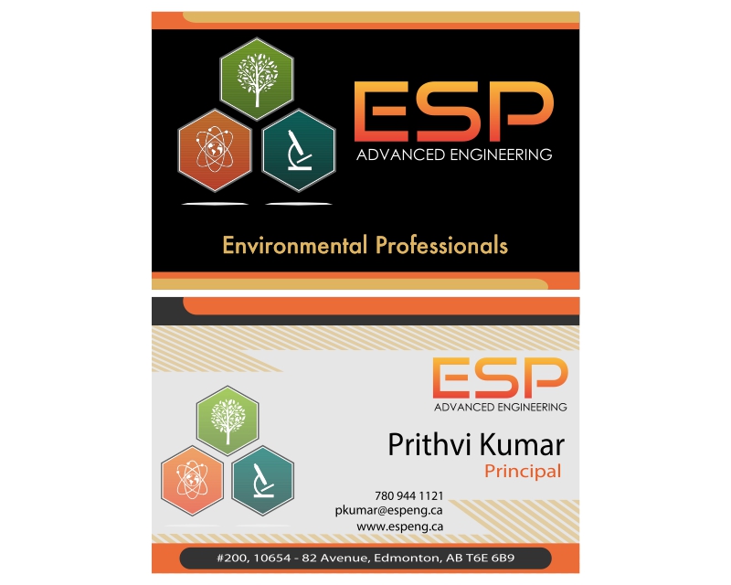 Business Card & Stationery Design entry 1686600 submitted by wa1setia to the Business Card & Stationery Design for ESP run by pkumar@espeng.ca