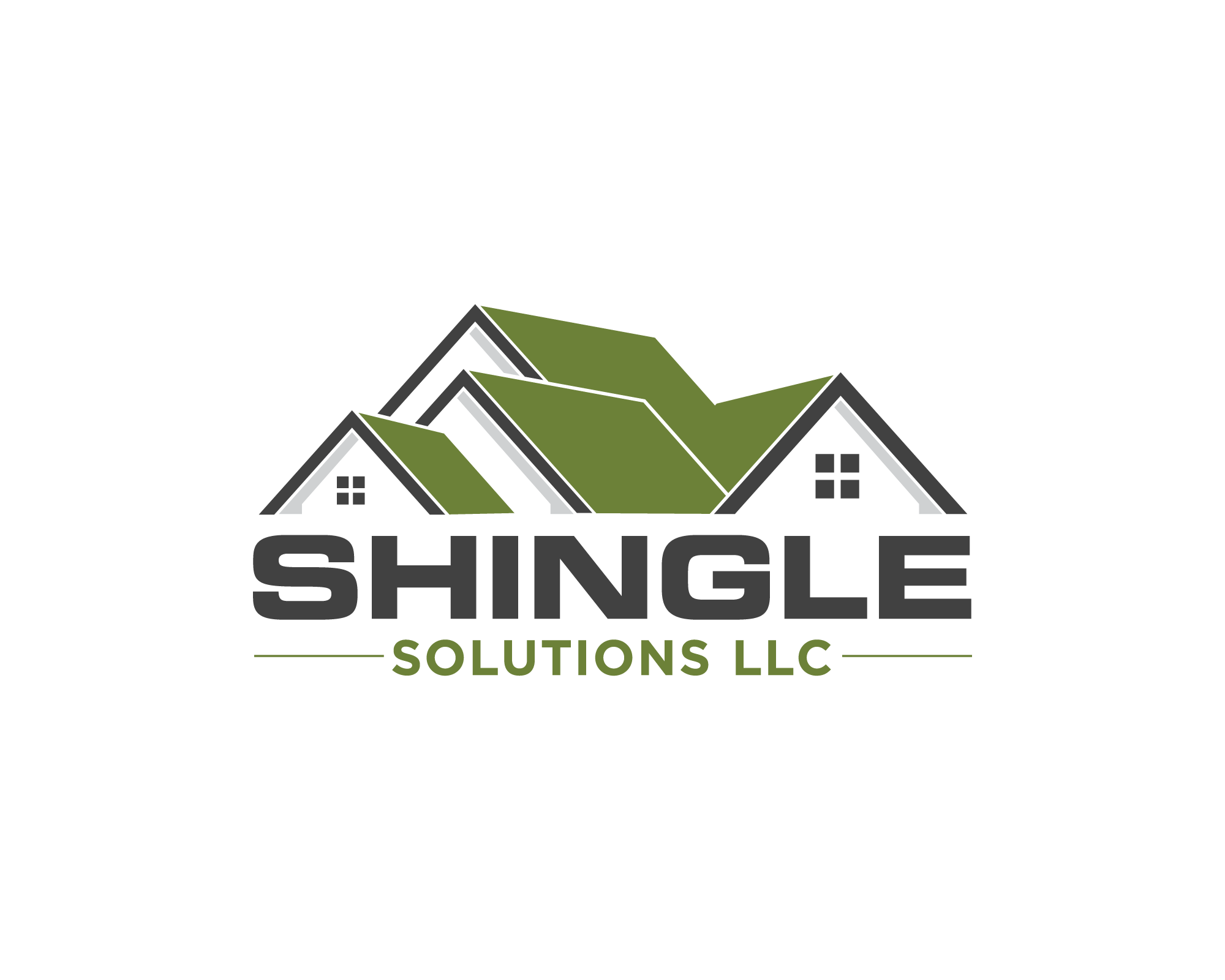 Logo Design entry 1686876 submitted by dsdezign to the Logo Design for Shingle Solutions LLC run by shinglesolutions