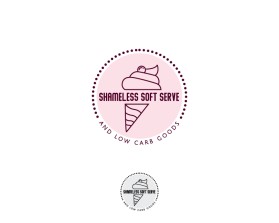 Logo Design entry 1687629 submitted by MyLess to the Logo Design for Shameless Soft Serve and Low Carb Goods run by tiffinisteding