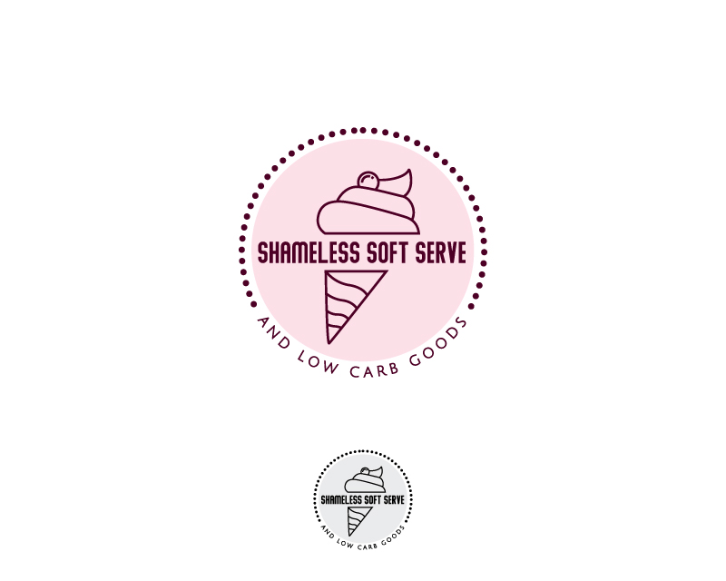 Logo Design entry 1687629 submitted by Amit1991 to the Logo Design for Shameless Soft Serve and Low Carb Goods run by tiffinisteding